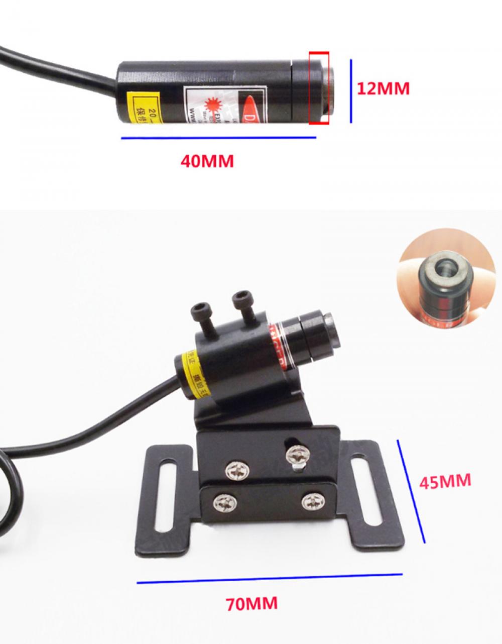 Adjustable Line Laser Module 658nm