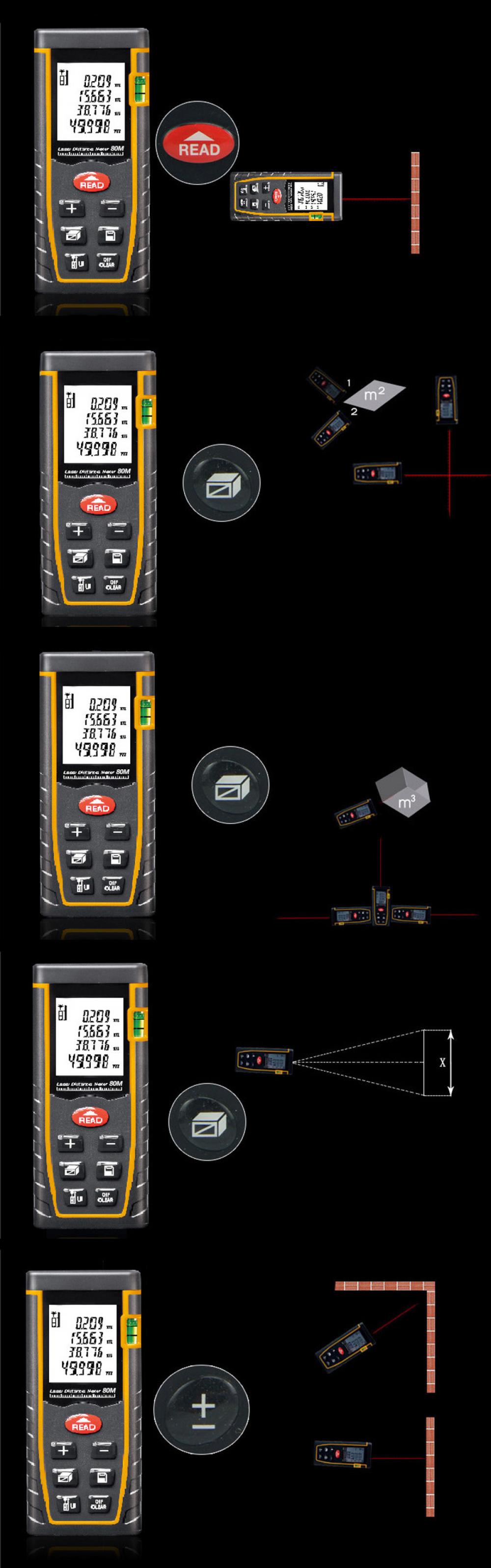 Laser Rangefinder 100m