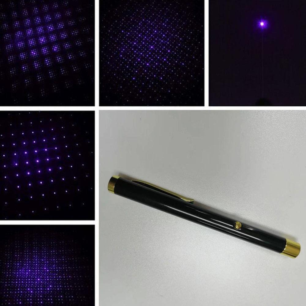 Purple Laser Pointer with Pattern Cap